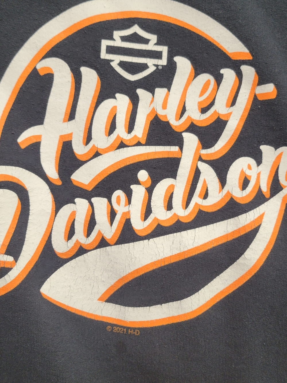 Harley-Davidson Winnipeg Manitoba Canada Crewneck Sweatshirt Black Large - Picture 3 of 9